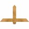 Ekena Millwork Eugene Rough Sawn Timber Gable Bracket, Western Red Cedar, 36"W x 21"H x 2"D x 4"F, 14/12 Pitch GBW036X21X0204EUG00RWR - alternate 1
